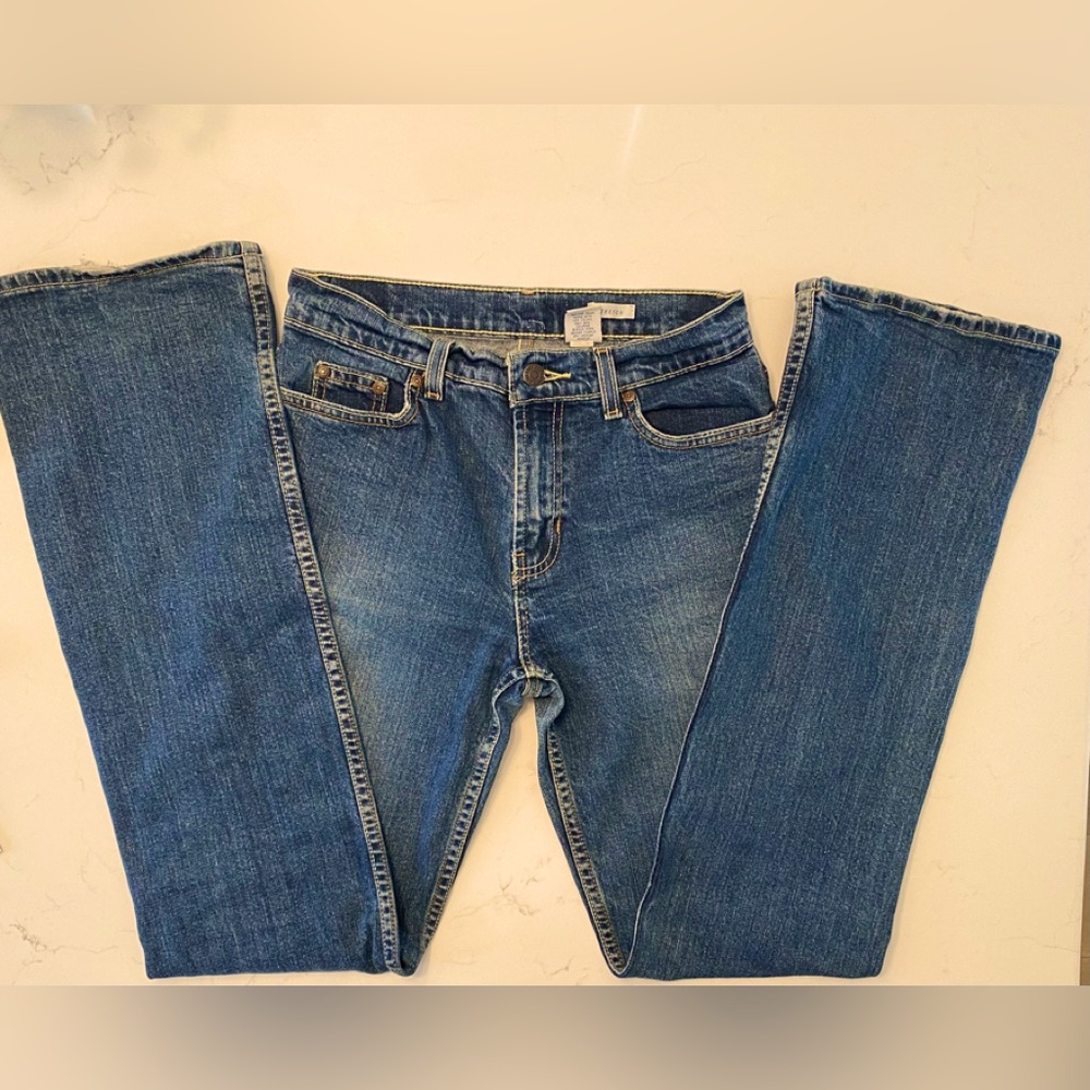 Old Navy boot cut 5 pocket size 4 long jeans with stretch